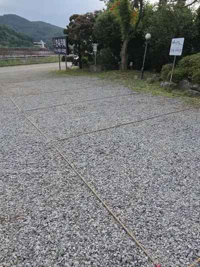 주차장 구획선 라인 작업 현장 사진